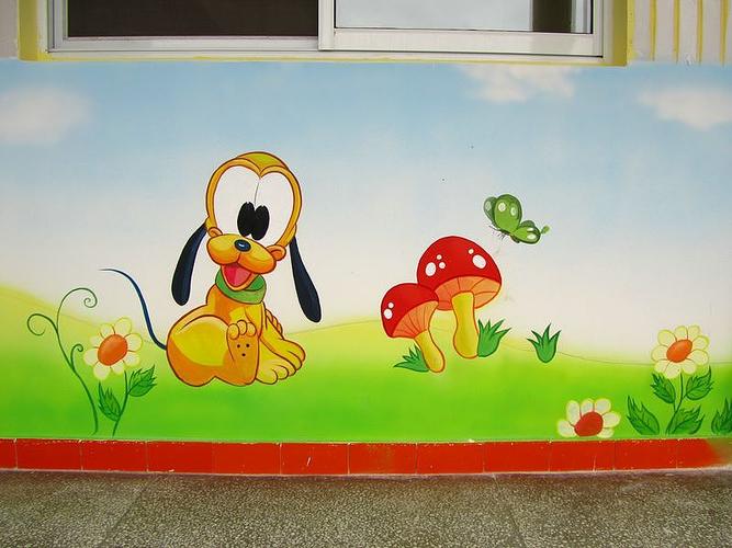 幼儿园墙壁画-幼儿园墙壁画手绘图简单