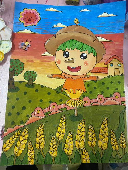幼儿园儿童画-我找到的秋天幼儿园儿童画